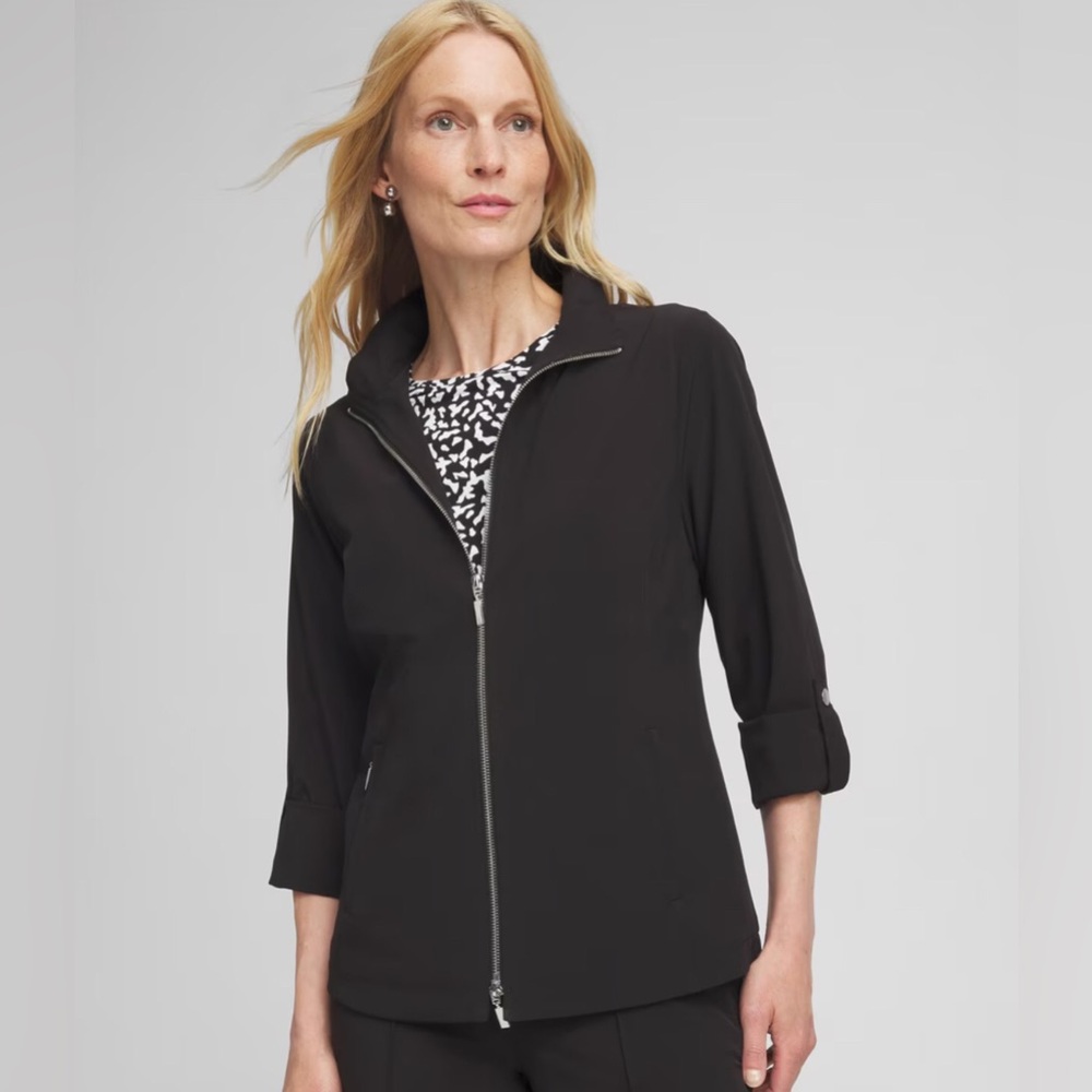 Chico’s Black Zenergy Travel Jacket